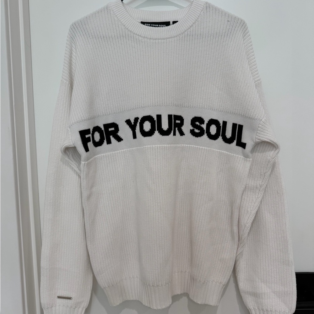 New White Knit Sweater
